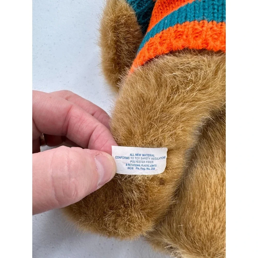 Russ Berrie Miami Dolphins Sweater Teddy Bear Plush‎ 10